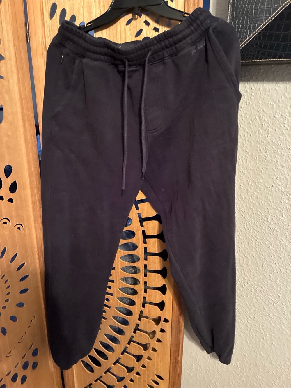 Women Black Drawstring Sweatpants